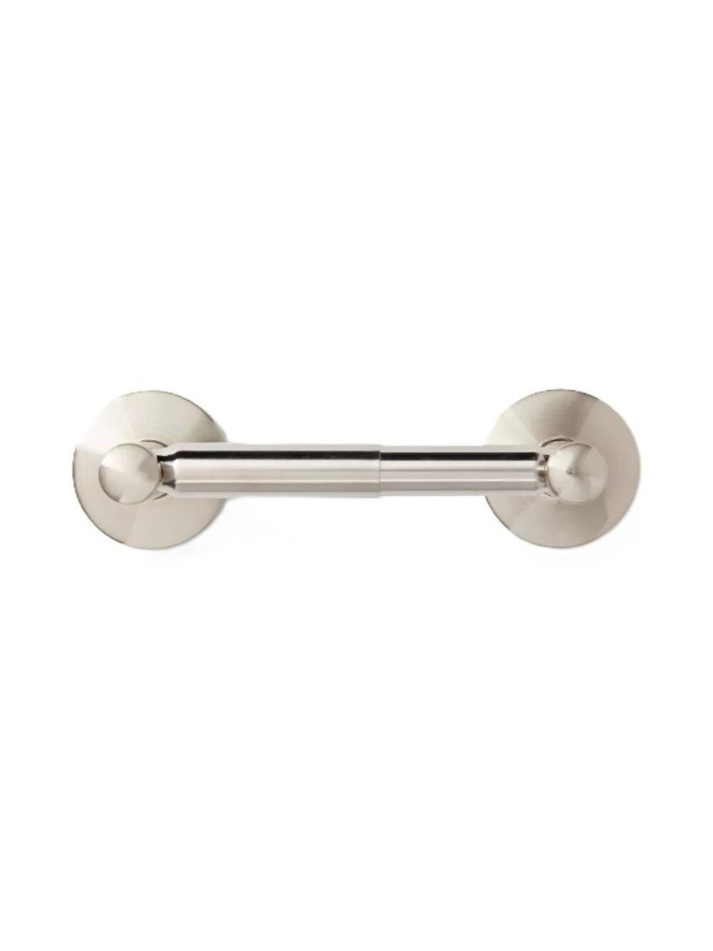 Threshold Wall Mount Brushed Nickel Metal Toilet Paper Holder w/ Pivoting Arm